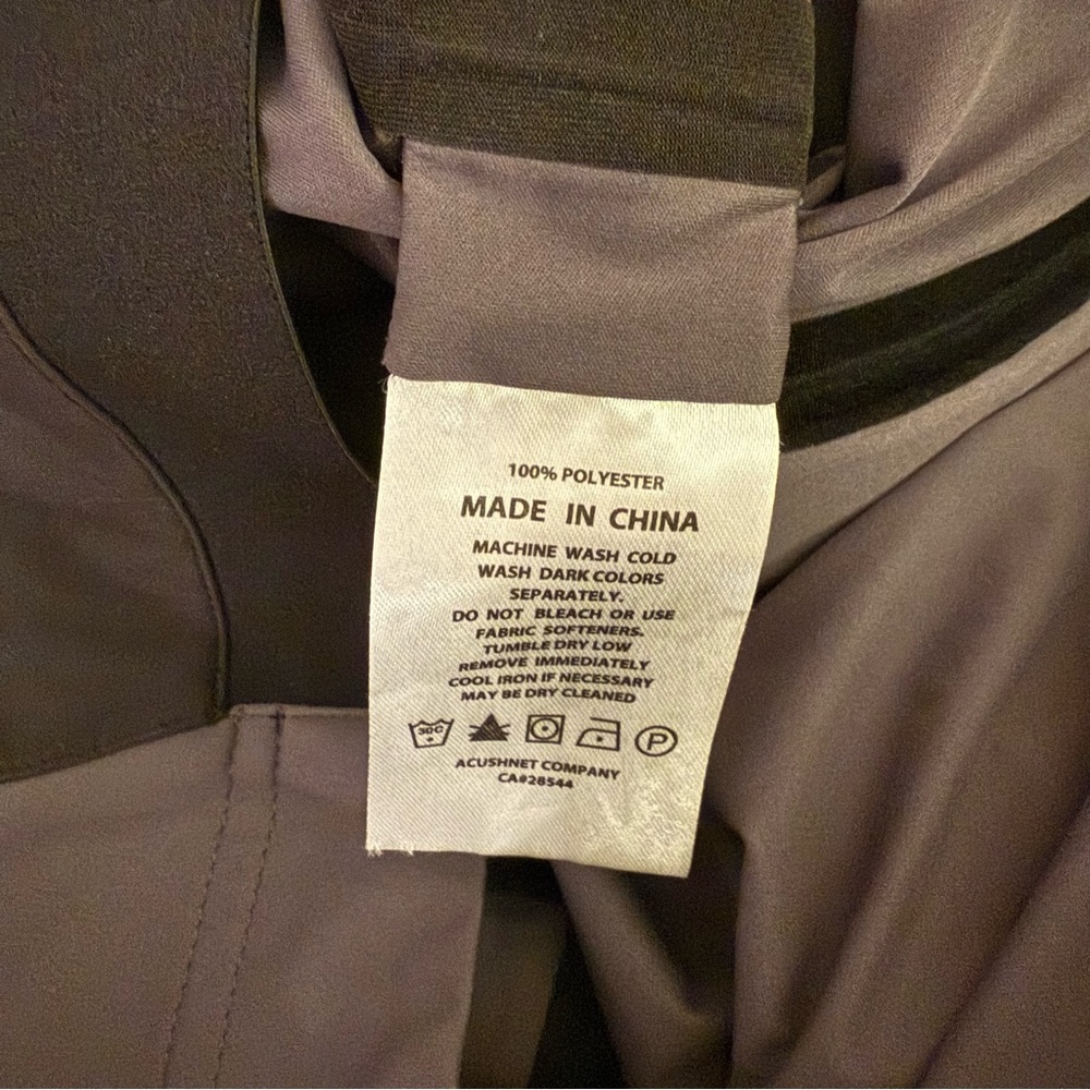 Men’s Zip Up Short Sleeved Golf Jacket, Large - Picture 5 of 5